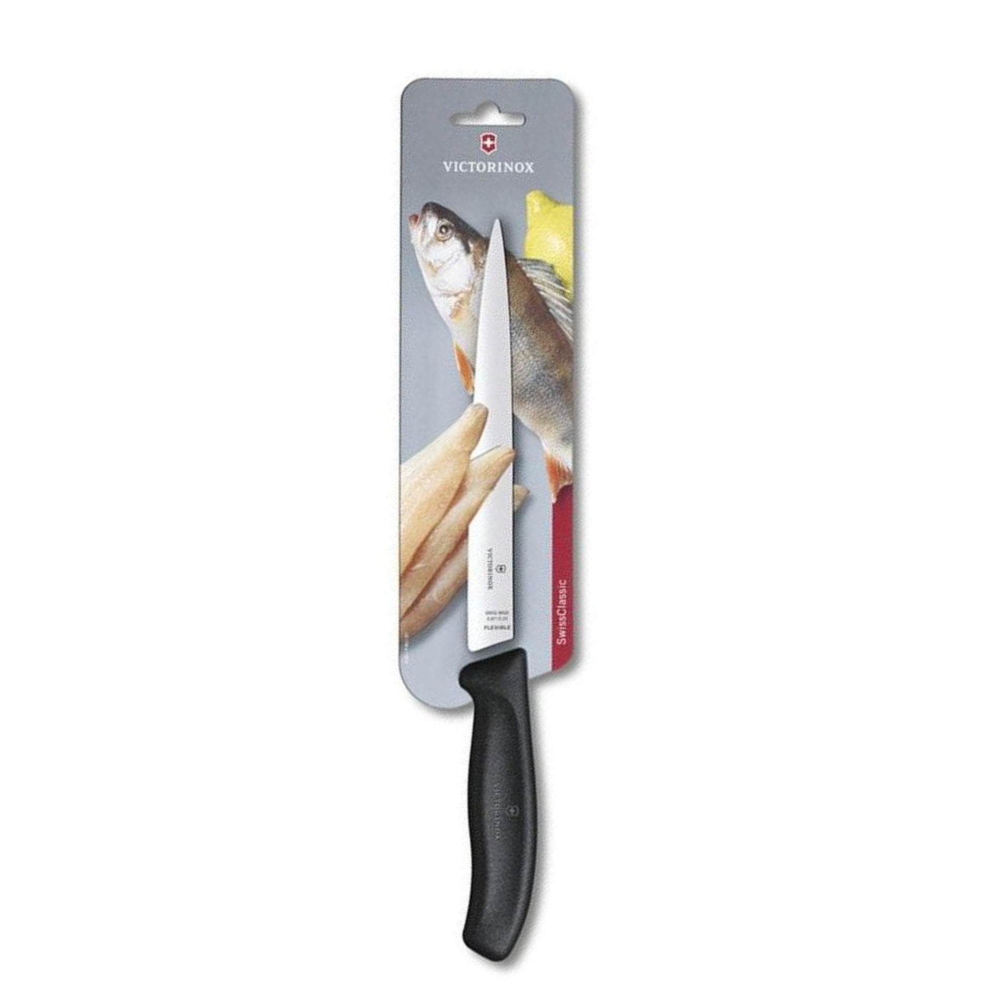 Victorinox 8 Inch Filleting Knife Flexible Blade Blister Pack - Professional Fish Filleting Knife