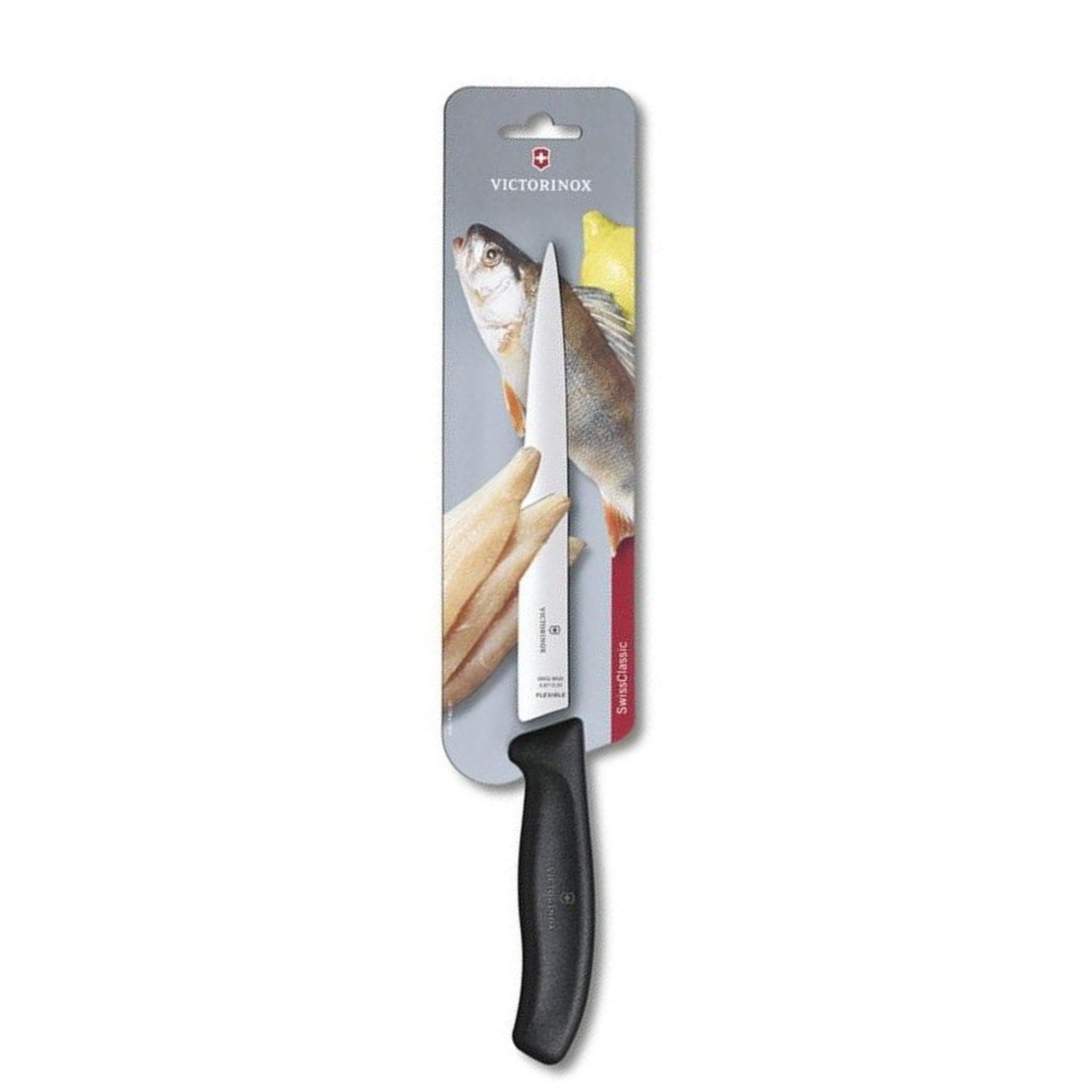 Victorinox 8 Inch Filleting Knife Flexible Blade Blister Pack - Professional Fish Filleting Knife