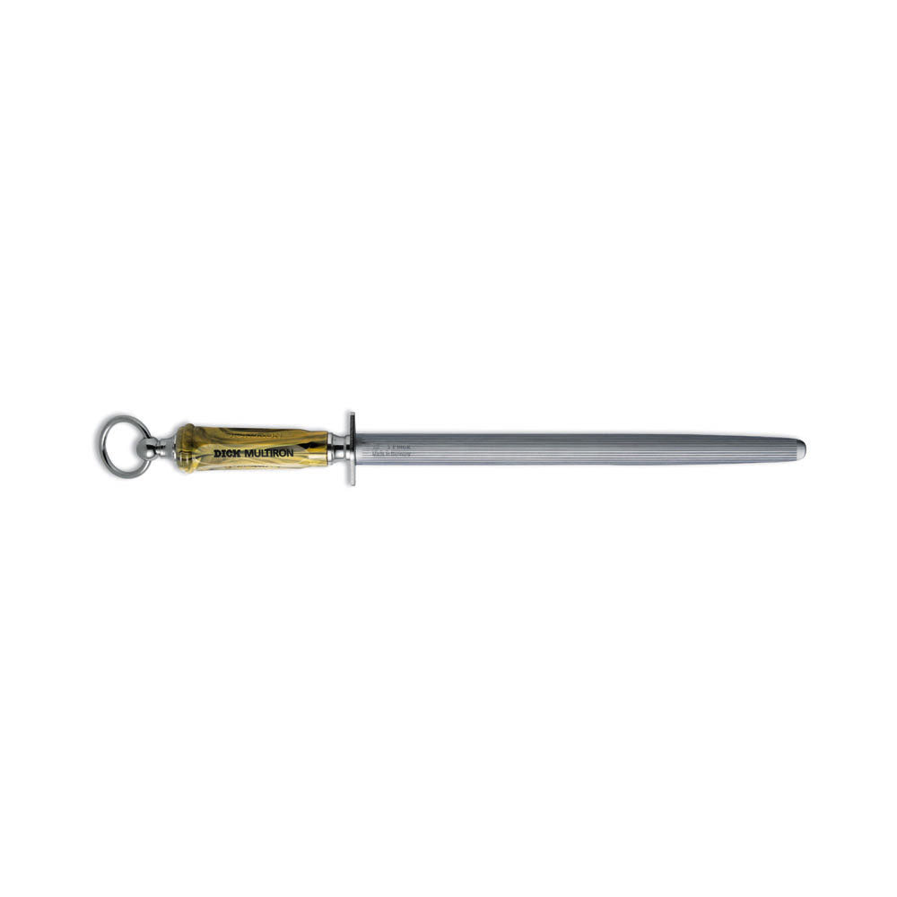 F Dick Multiron sharpening steel - butchers professional knife sharpening rod