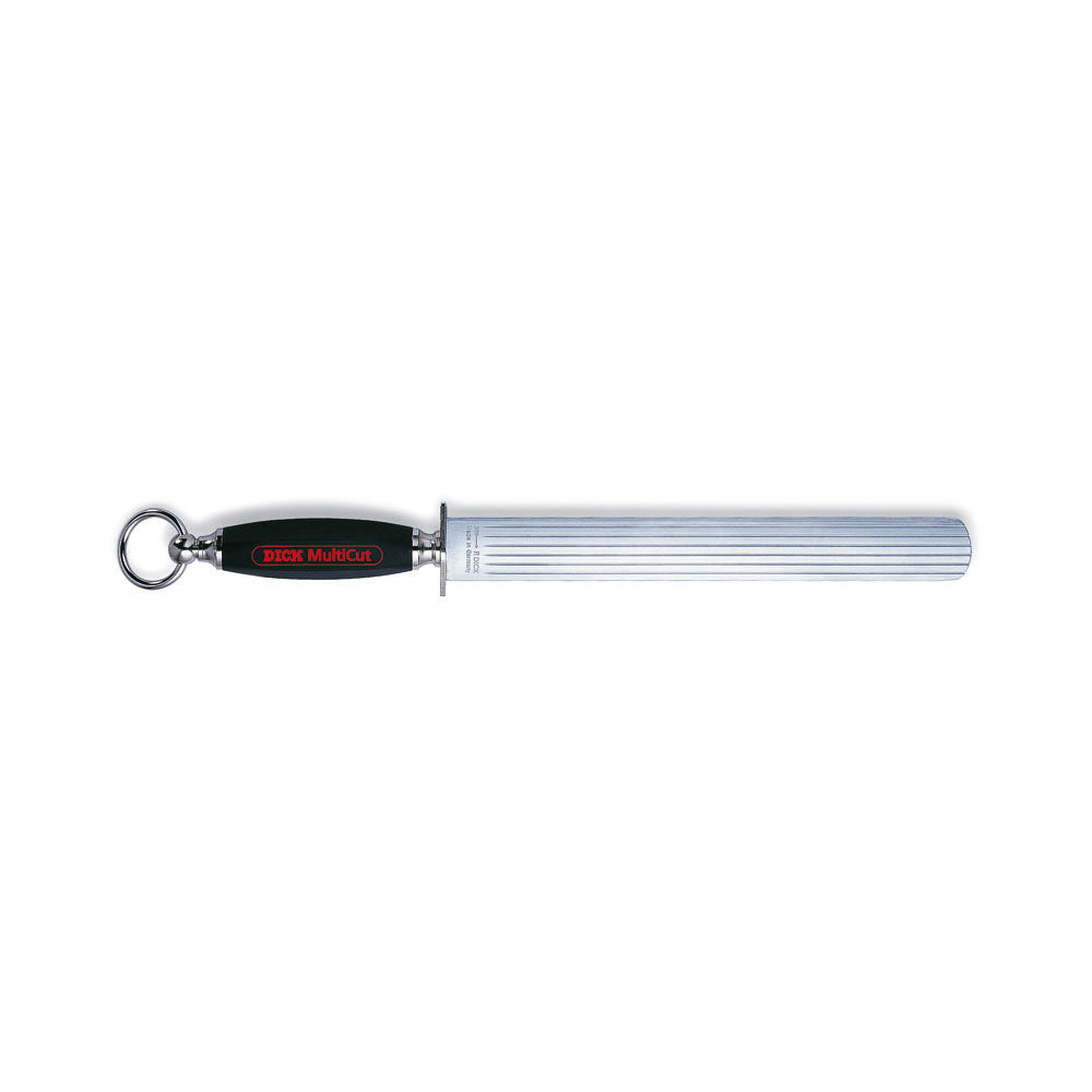 F Dick Multicut sharpening steel - butchers professional knife steel
