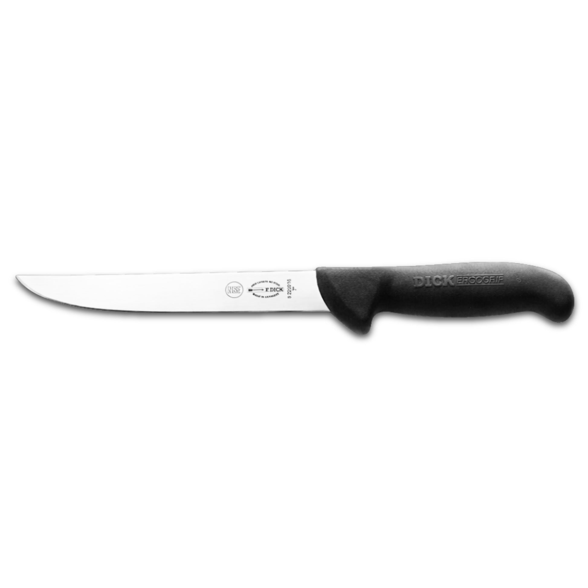 F Dick 7 inch straight boning knife - professional butchers boning blade