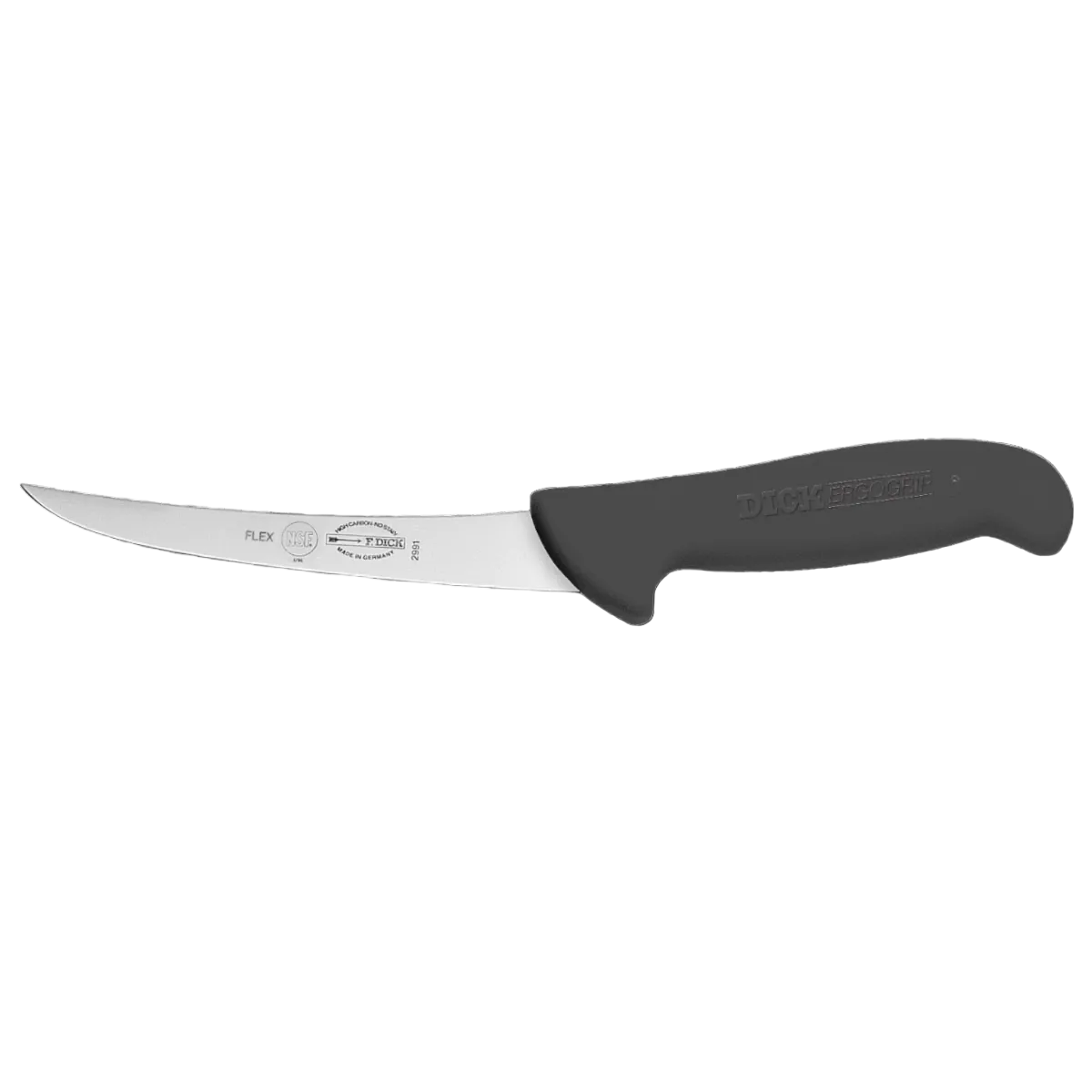 F Dick 5 inch curved boning knife - professional butchers boning blade