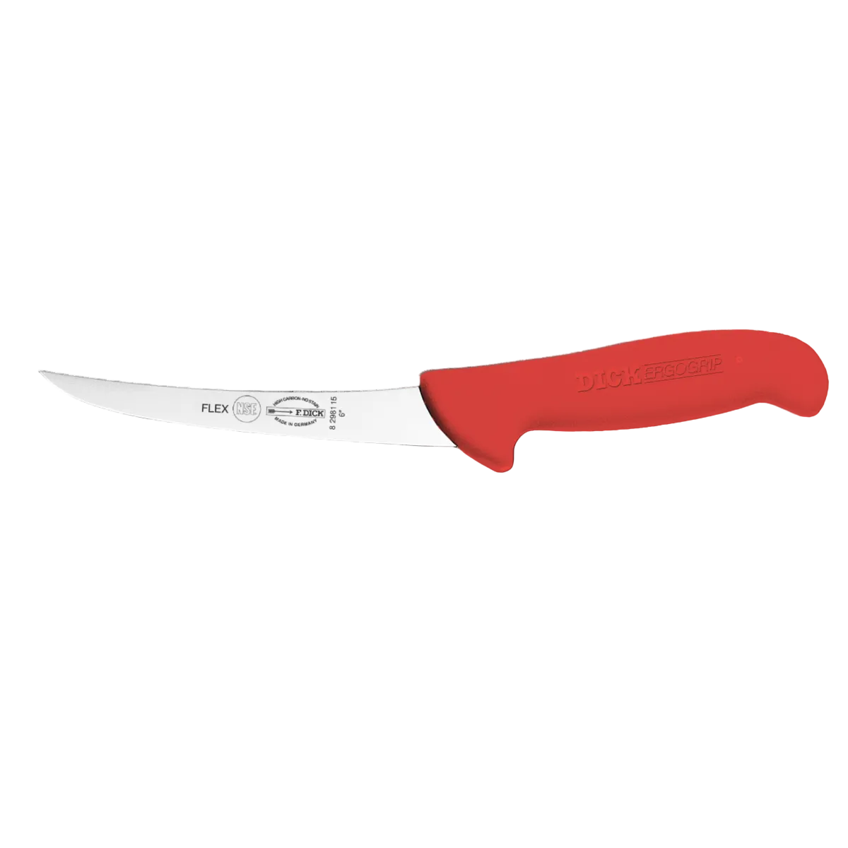 F Dick 5 inch curved boning knife view 2 - butchers professional blade
