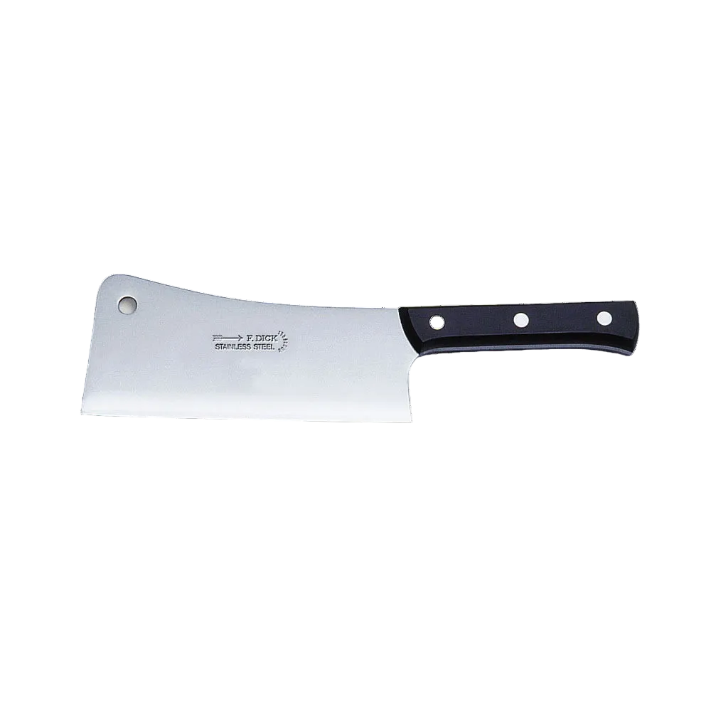 F Dick 8 inch meat cleaver - professional butchers chopping cleaver