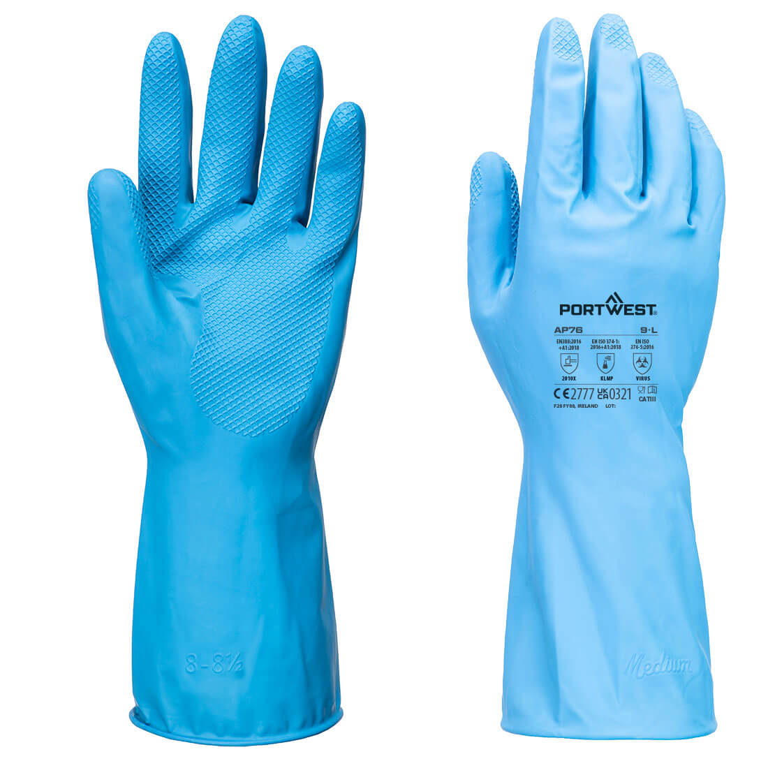 FD Chemical B Latex Light Gauntlet (12 Pack)
