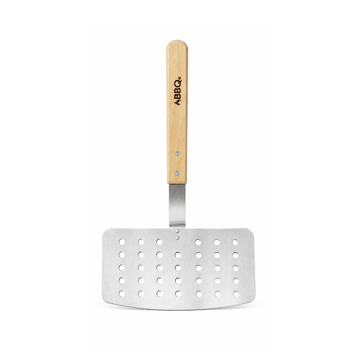 BBQ Steel Spatula with Wooden Handle