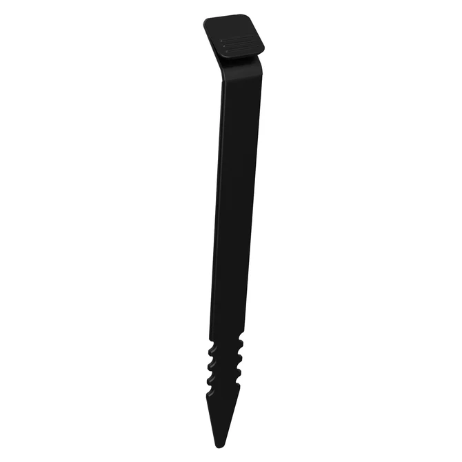 Black Nylon Flex Ticket Ice Stabber 210x20x20mm - Commercial Butcher Shop Price Display Tool