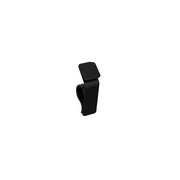 Black Nylon Flex Ticket Clamp 58x20x26mm - Butcher Shop Price Tag Display Clamp