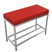 4 inch red polytop chopping surface 4ft x 2ft (1200x600mm) for butchers