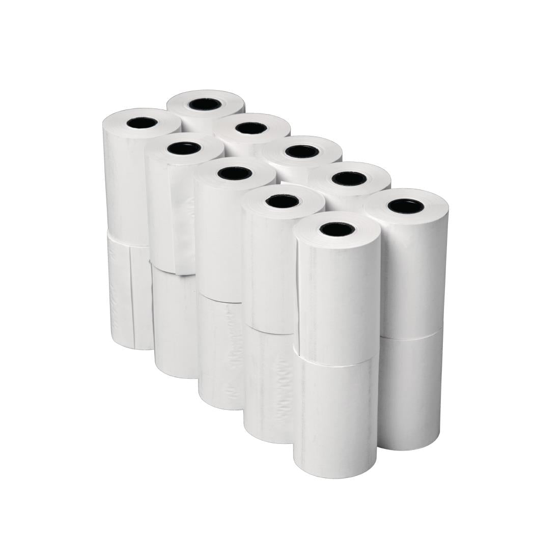 Fiesta thermal till roll 57x37mm pack of 20 - butchers shop receipt rolls