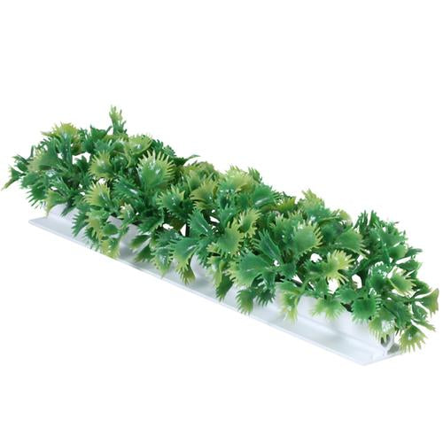 Luxury parsley garnish dividers with white base - 6 pack for butcher counter displays