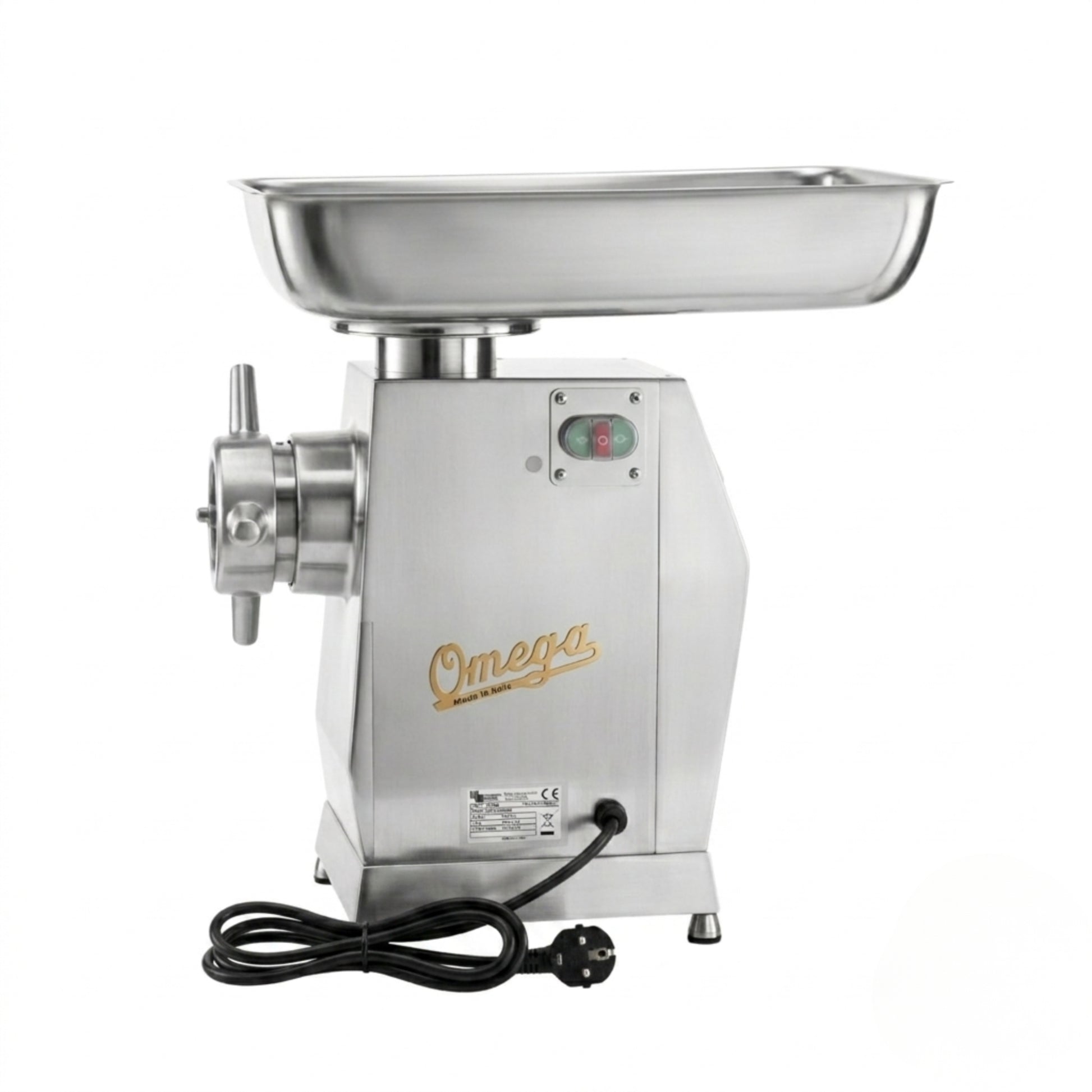 Omega TA 32 Meat Mincer Detail View - Commercial Meat Mincing Equipment