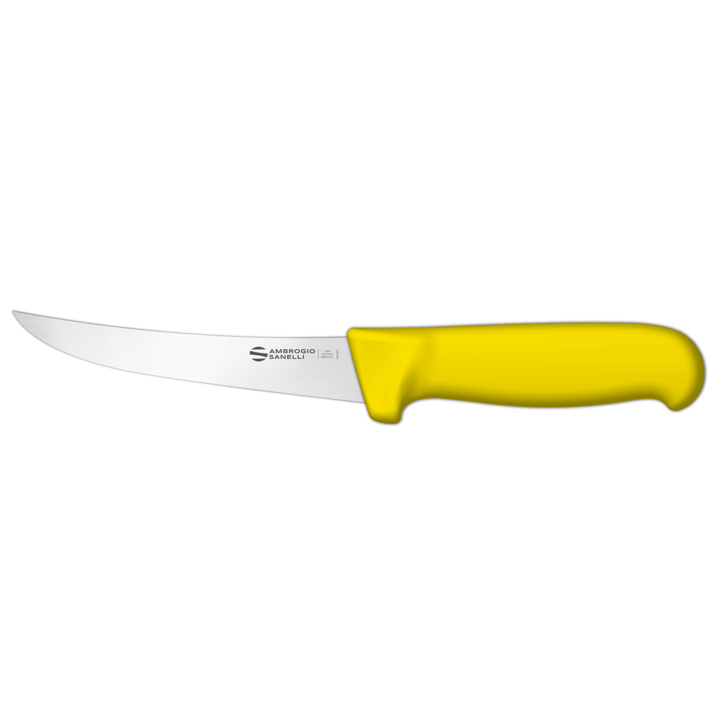 Ambrogio Sanelli Boning Knife Curved Flexible 13cm Yellow