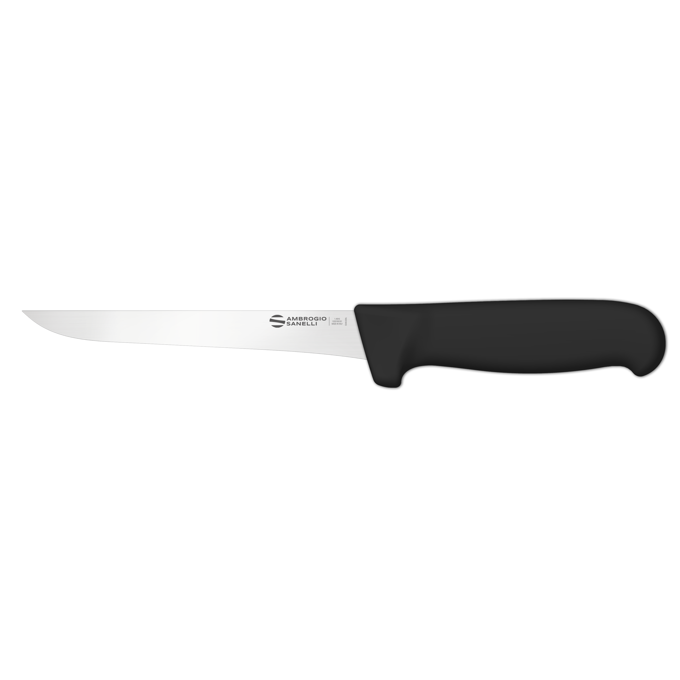 Ambrogio Sanelli Supra - Narrow Boning Knife 18cm Black