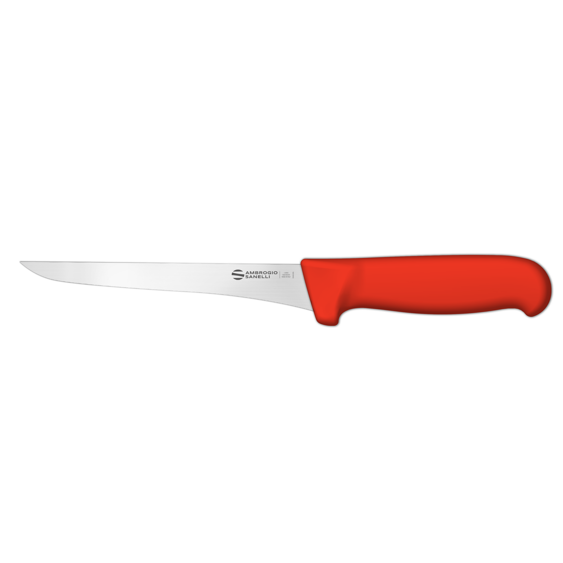 Ambrogio Sanelli Supra - Narrow Boning Knife Flex 16cm Red