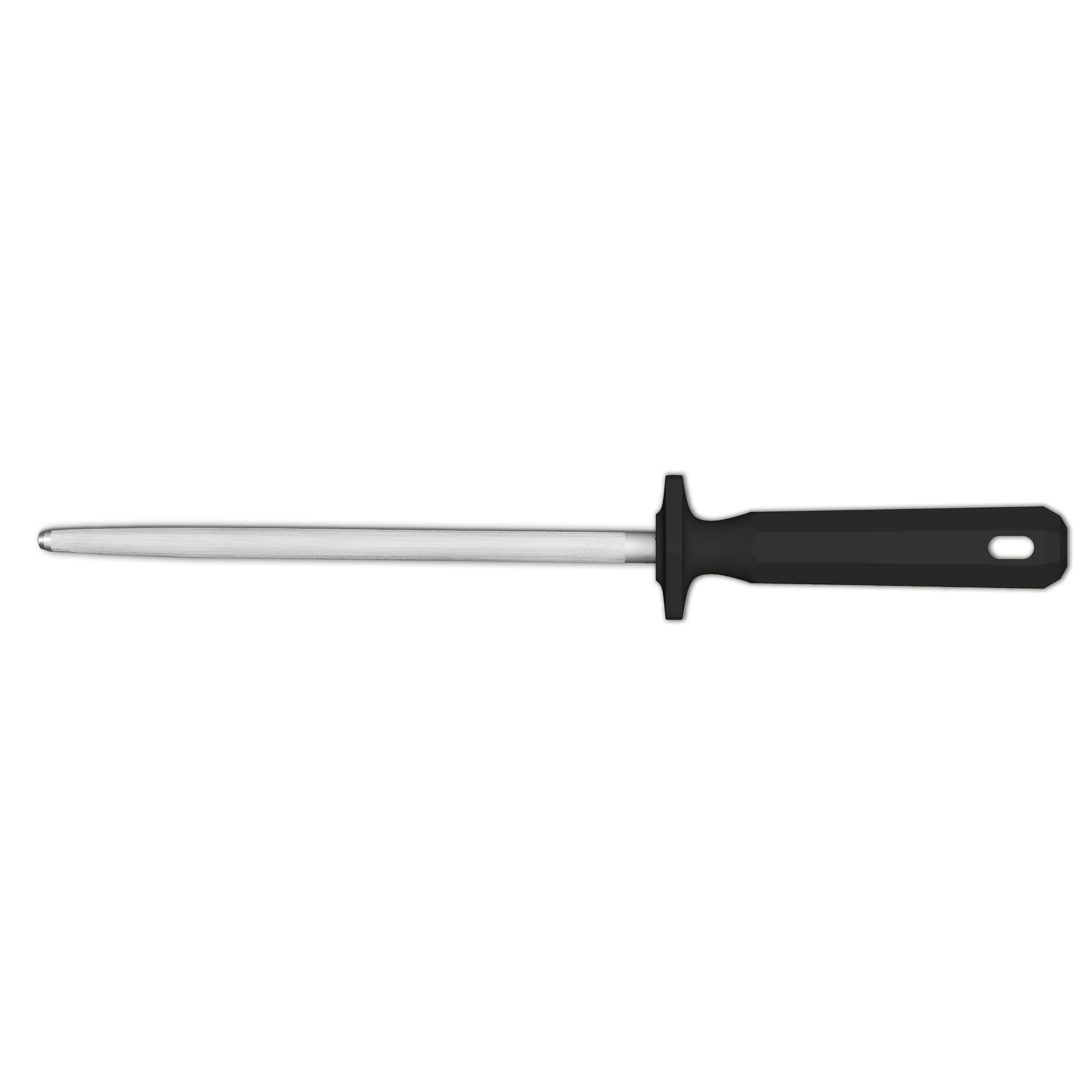 Ambrogio Sanelli Sharpening Steel Round 20cm Black