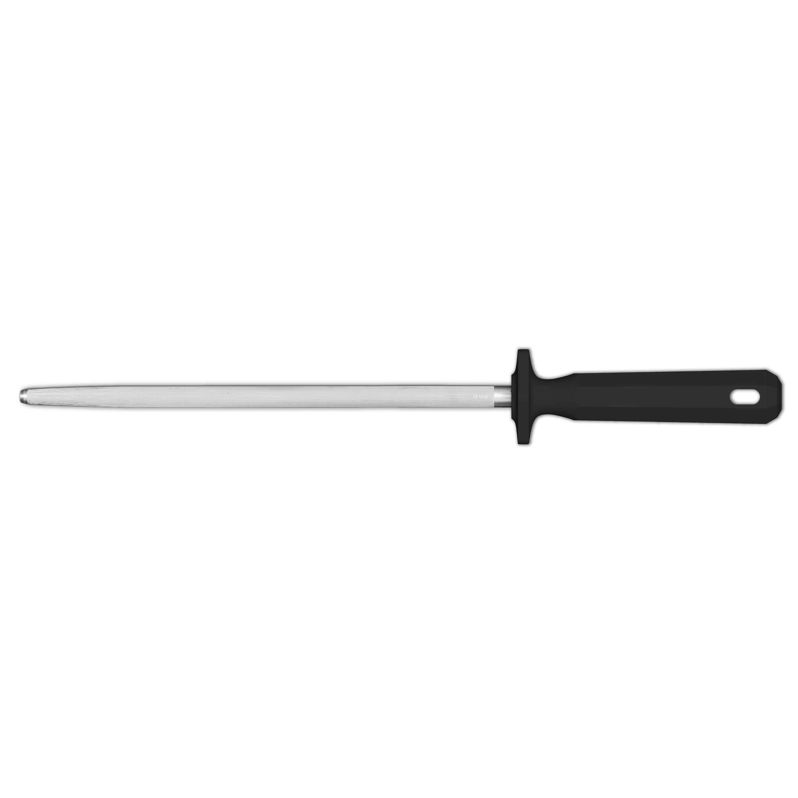 Ambrogio Sanelli Sharpening Steel Round 30cm Black