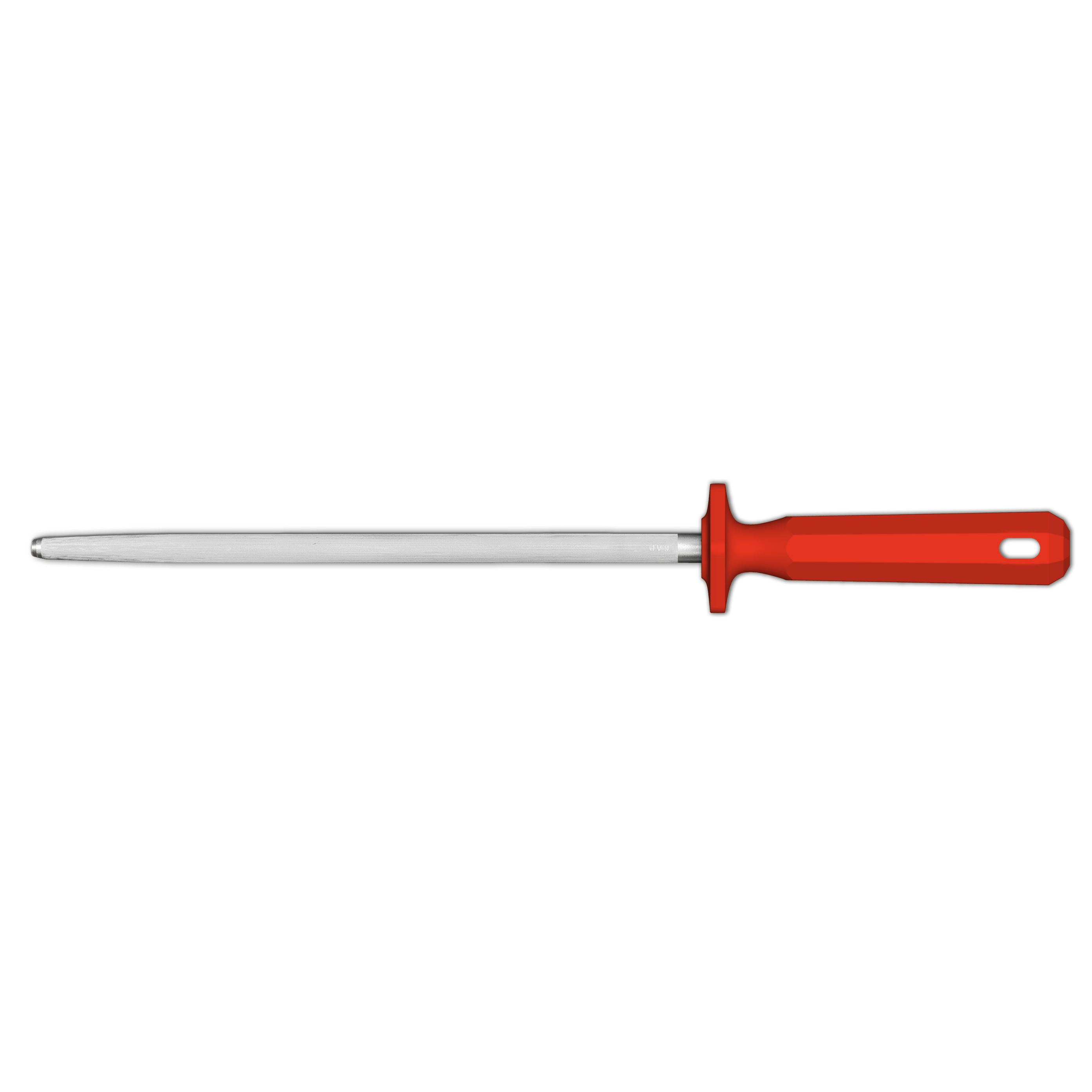 Ambrogio Sanelli Sharpening Steel Round 30cm Red