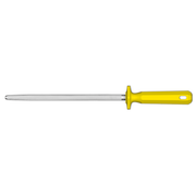 Ambrogio Sanelli Sharpening Steel Round 30cm Yellow