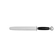 Ambrogio Sanelli Sharpening Steel Flat, Fine Cut 28cm Black