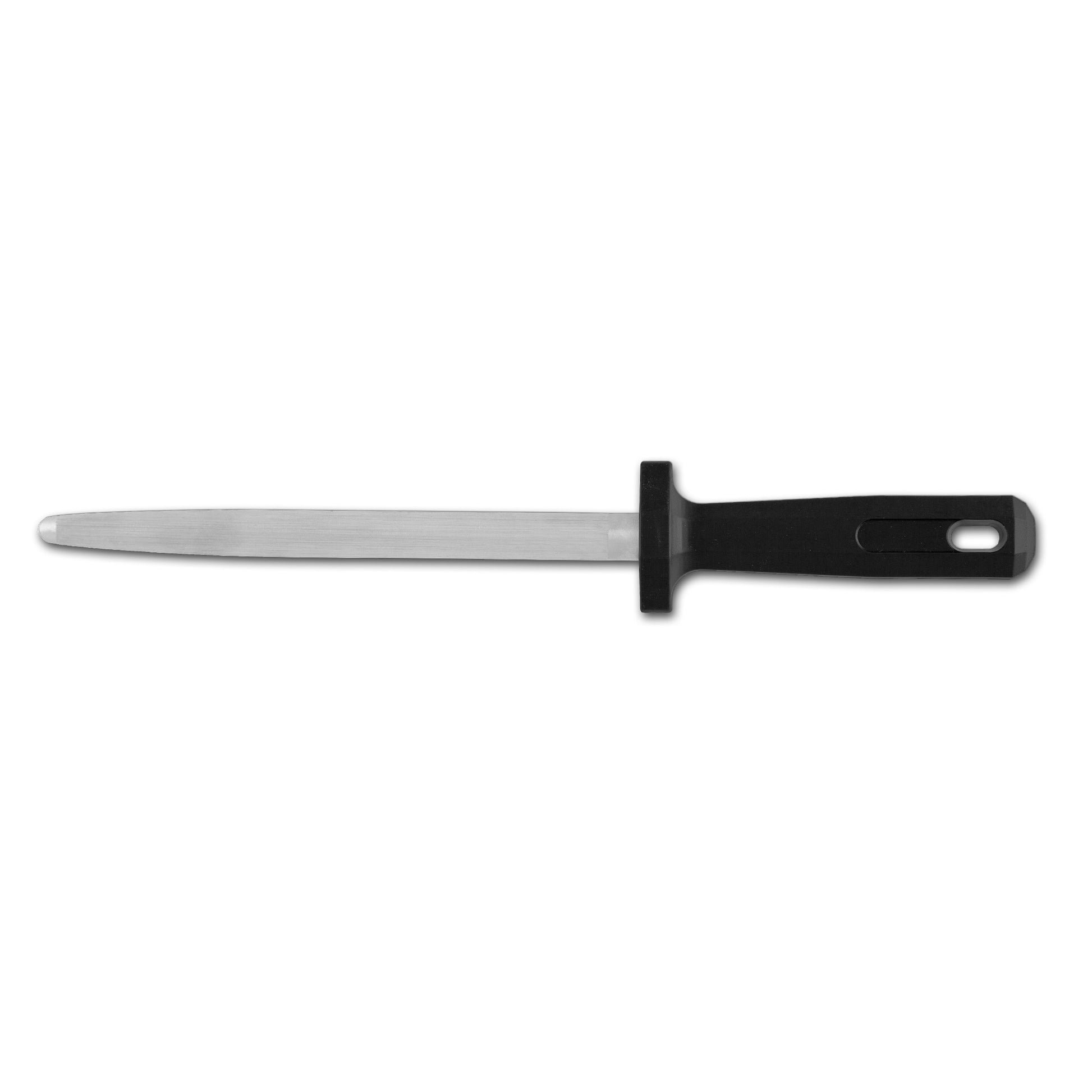 Ambrogio Sanelli Sharpening Steel Oval 20cm Black