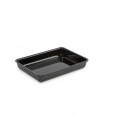 Deep black display tray 260x190x40mm - butchers counter display tray