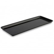 Black GN 2/5 display tray 530x200x20mm view 1 - butchers counter tray