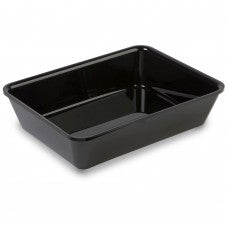 Wide black tray 280x210x60mm view 2 - butchers display tray