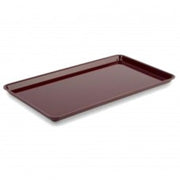 Burgundy GN 1/2 display tray 325x265x17mm - butchers counter tray