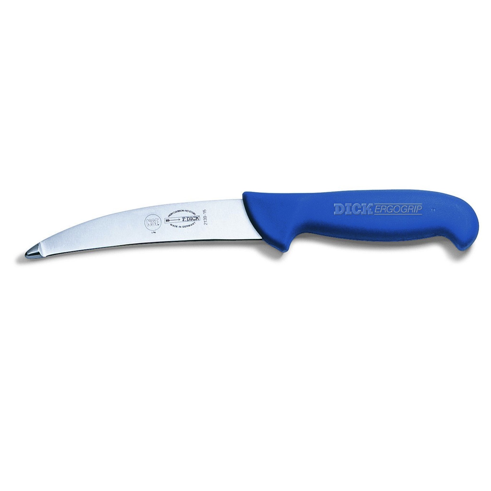 F Dick 6 inch gut tripe knife alternate view - butchers offal preparation knife