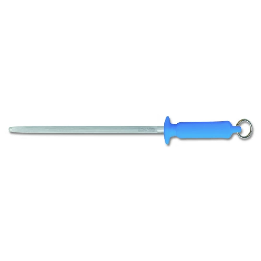 Eicker Round Micro-Fine Cut Butcher Steel - Professional Knife Sharpening Honing Rod