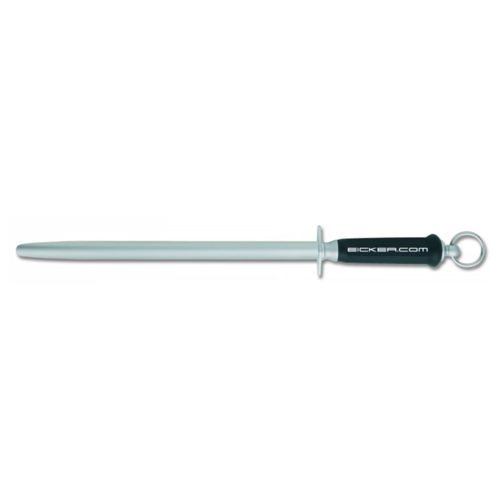 Eicker Professional Oval Micro-Fine Cut Sharpening Steel - Precision Butcher Knife Sharpener