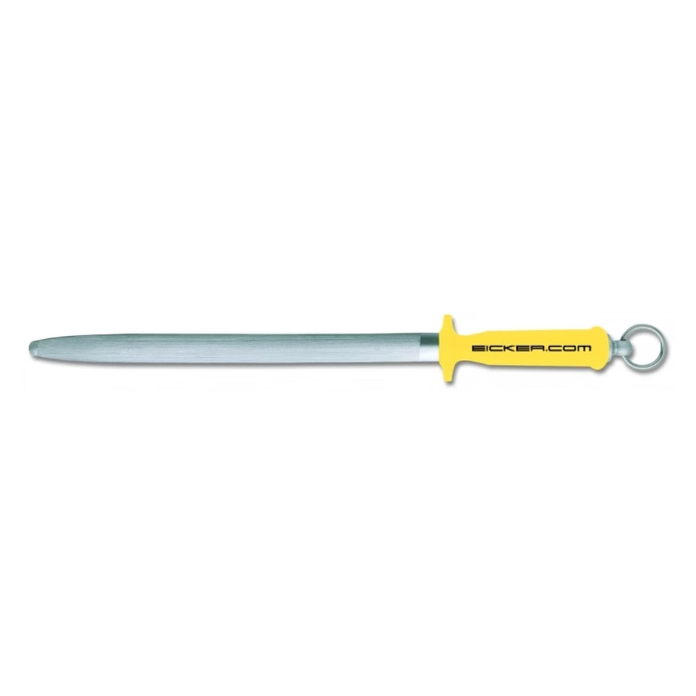 Eicker butcher oval sharpening steel regular cut - butchers professional knife steel