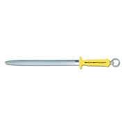 Eicker butcher oval sharpening steel regular cut - butchers professional knife steel