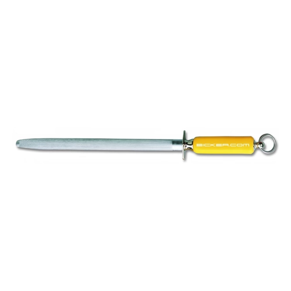 Eicker butcher oval sharpening steel regular cut - butchers knife honing rod