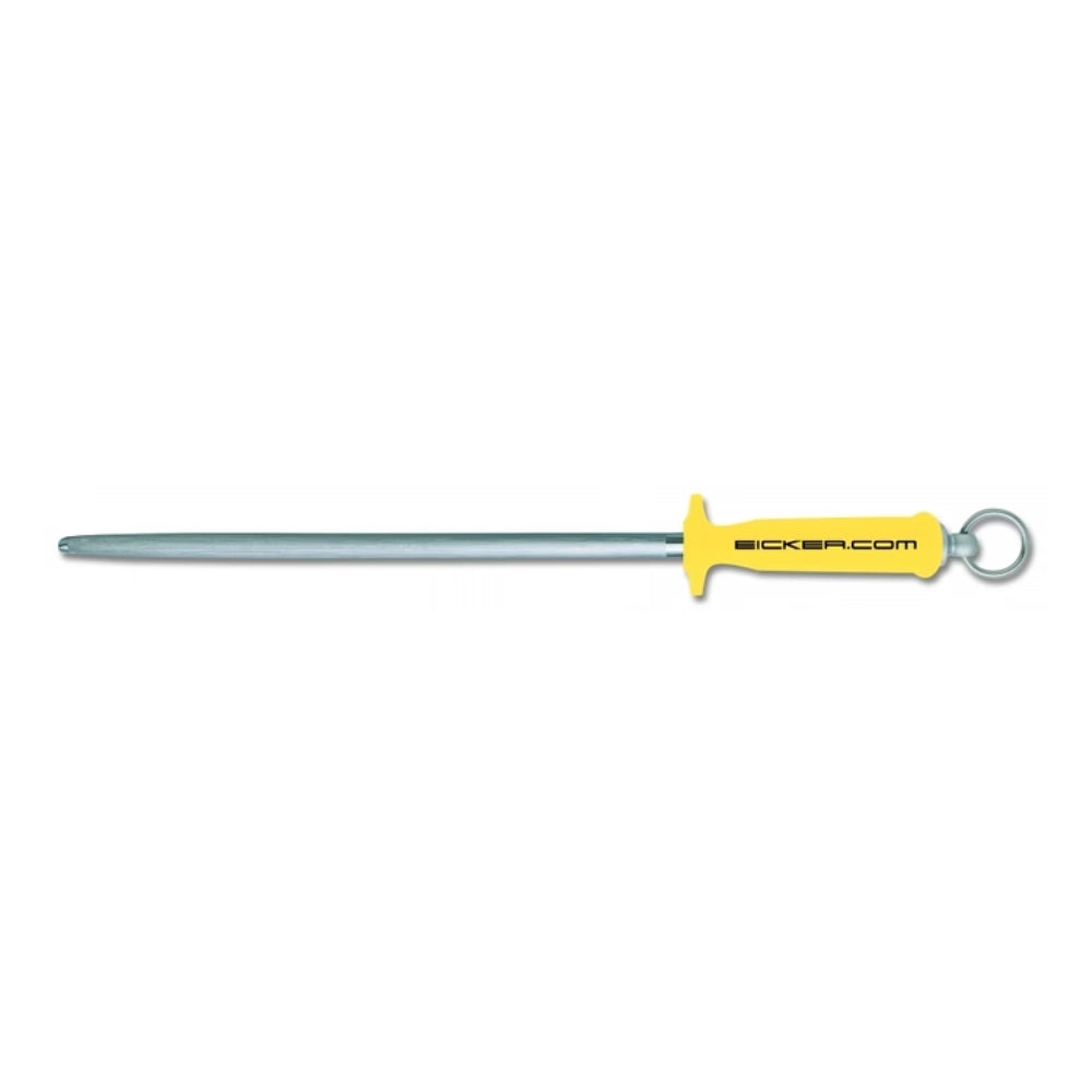 Eicker butcher round sharpening steel fine cut - butchers knife honing rod