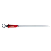 F Dick Dickoron Classic Round Sharpening Steel - Professional Butcher Knife Honing Rod