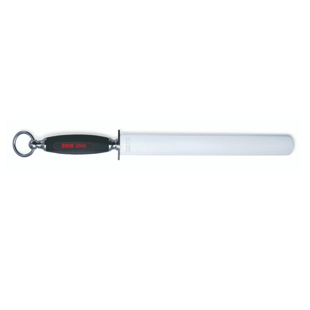 F Dick 2000 flat sharpening steel - butchers professional knife steel
