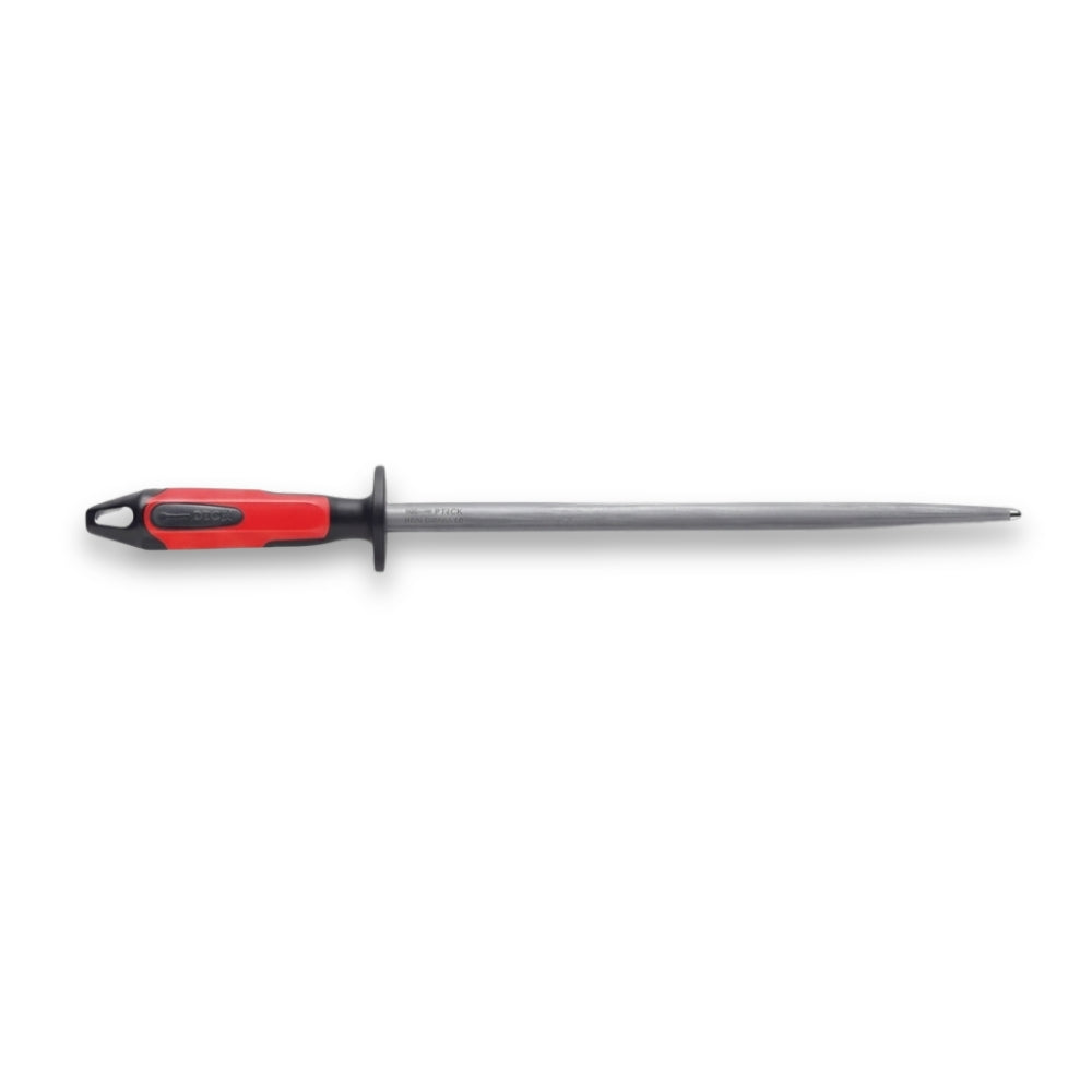 F Dick Standardzug sharpening steel detail - butchers knife maintenance