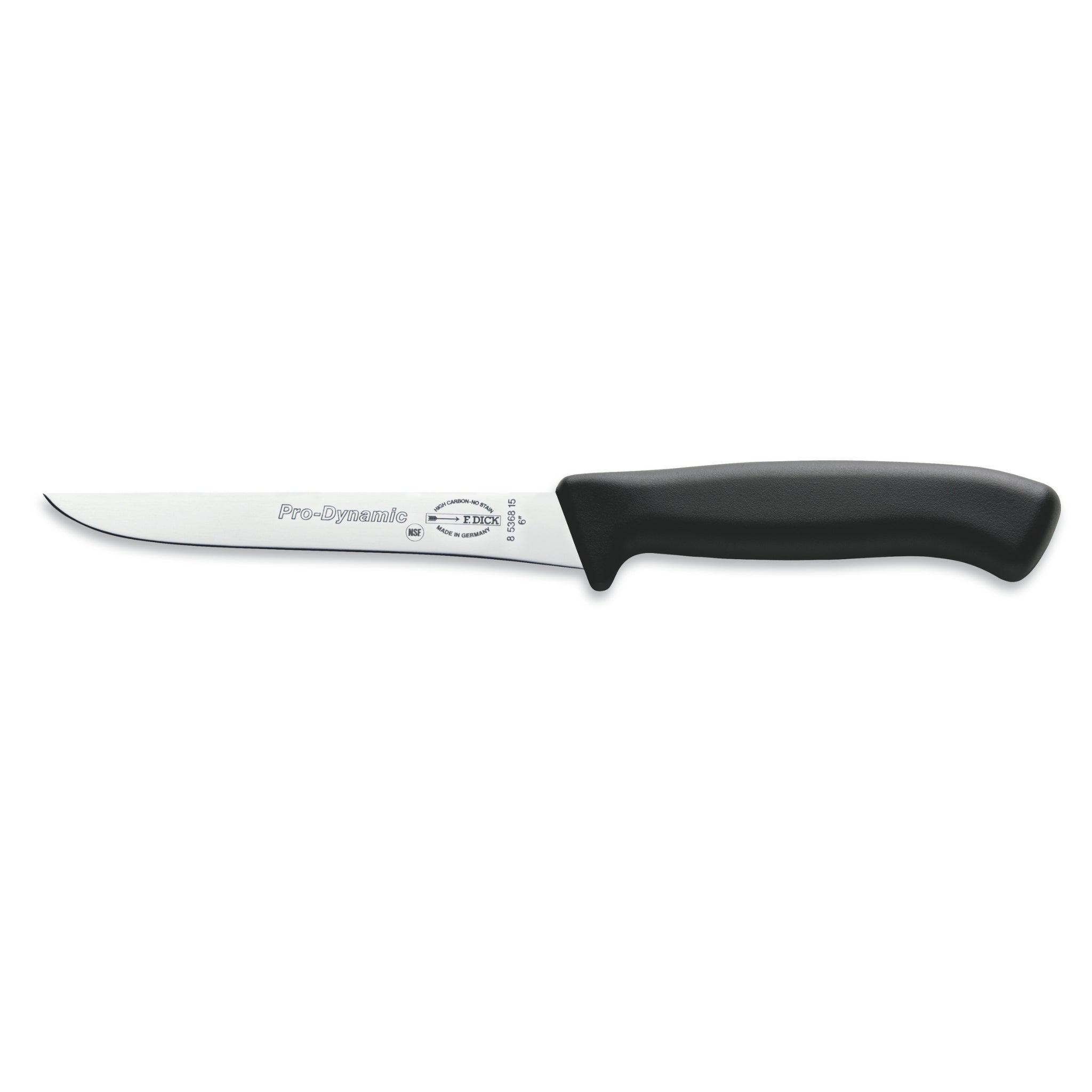 F Dick 15cm Pro Dynamic boning knife black handle - professional butchers blade
