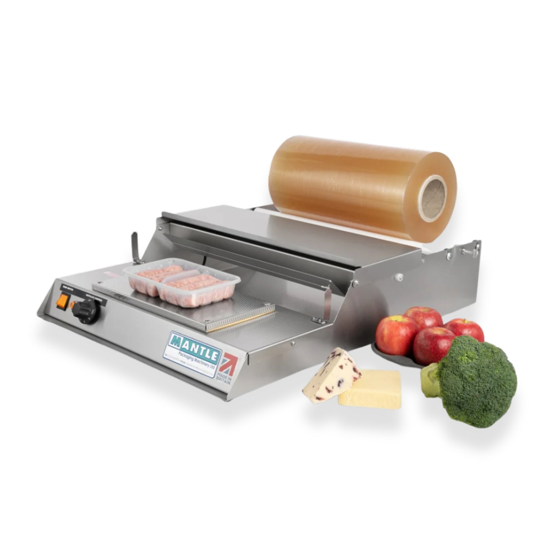 Mantle TW45 Hand Stretch Tray Wrapper - Commercial Butcher Food Wrapping Machine