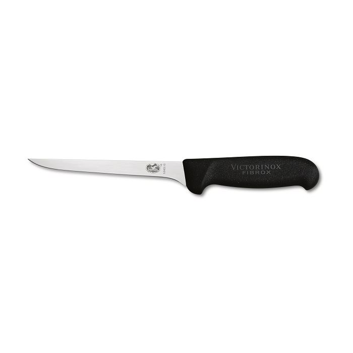 Victorinox 6 inch boning knife with curved narrow blade - butchers professional knife