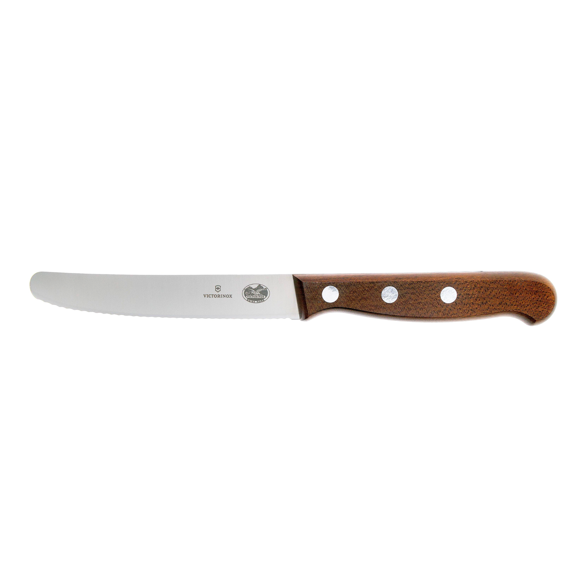 Victorinox - 4" (11cm) Tomato Knife Wavy - Modified Maple Wooden Handle