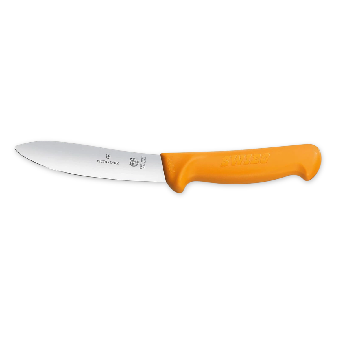 Victorinox - 13cm Swibo Skinning Knife Wide Curved Rigid (Yellow)