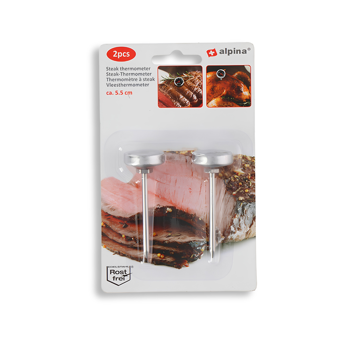 Alpina - Steak Thermometer 2 Piece Set