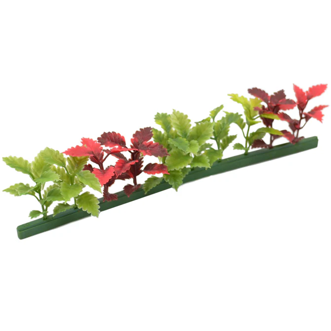 Red Green Coleus Garnish Refill 250mm 12 Pack - Butcher Shop Display Presentation Garnish