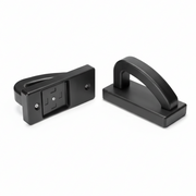 Black polytop scraper - butchers cutting board cleaning tool