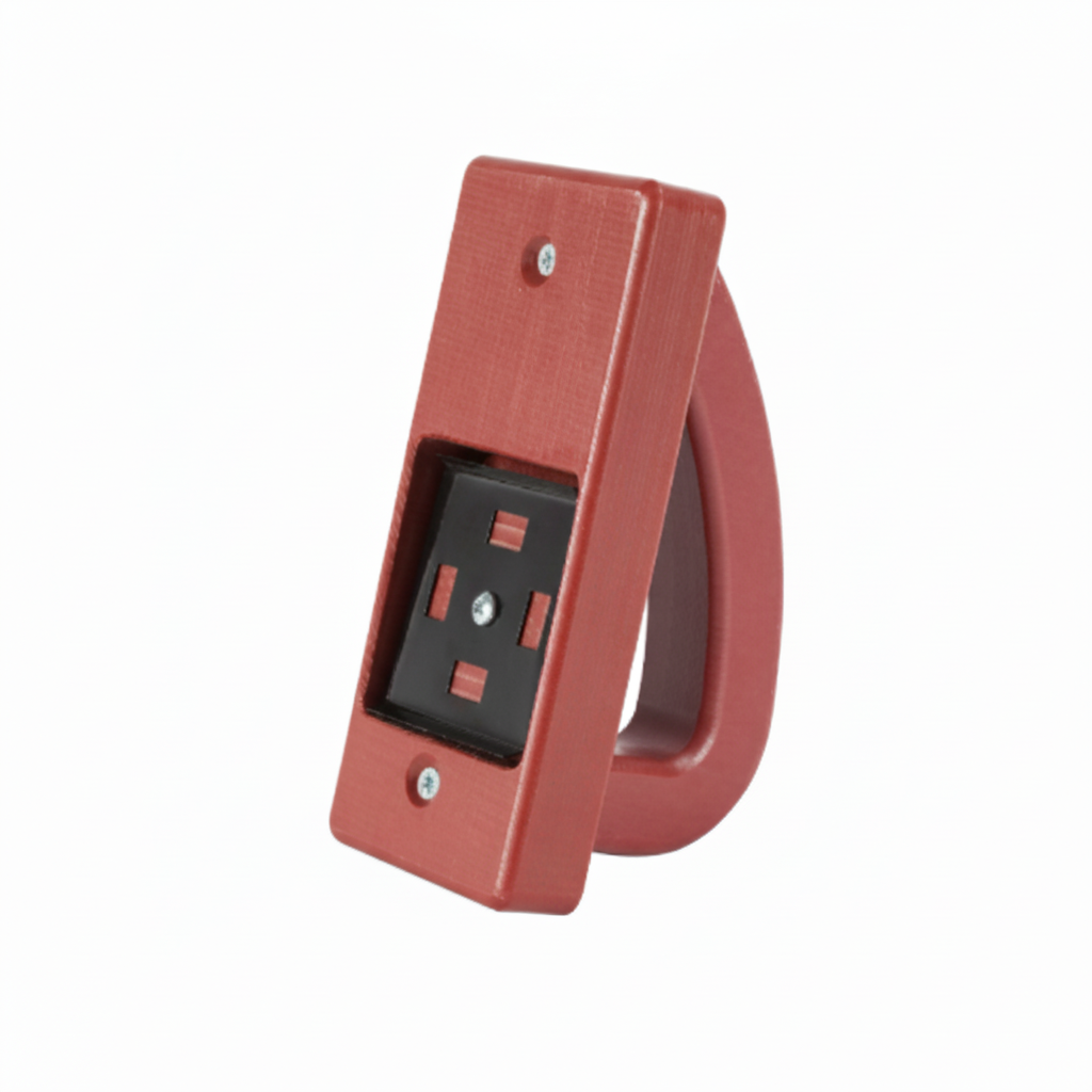 Polytop board scraper view 2 - butchers cutting surface cleaning tool