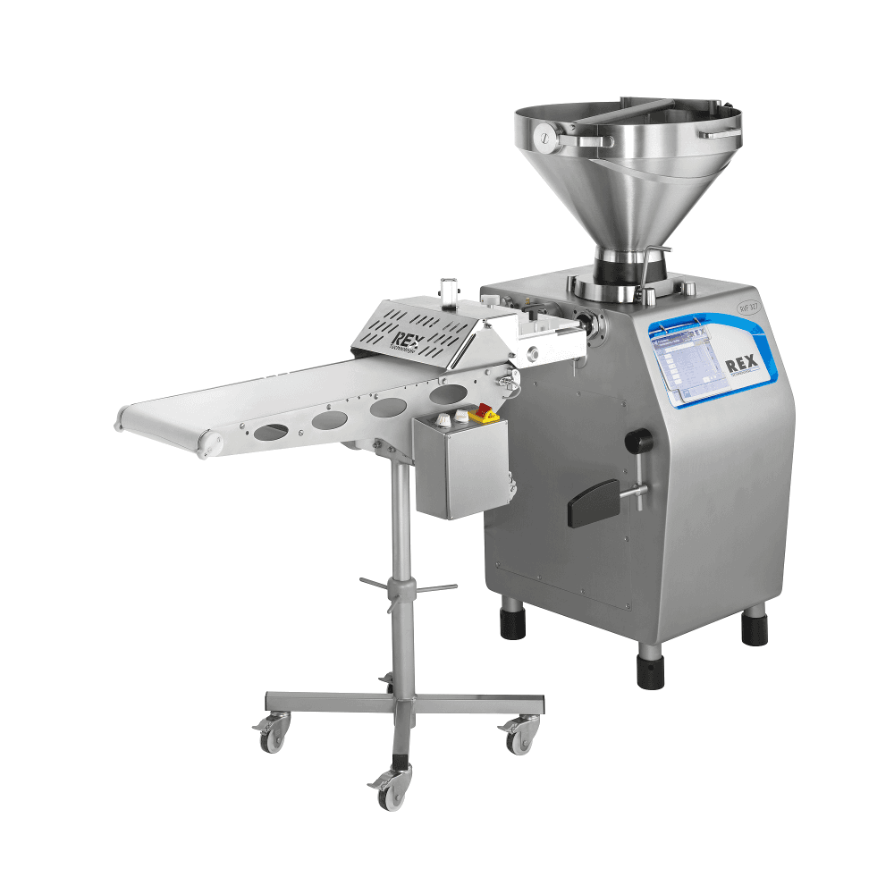 REX RBF125 Burger Former Side View - Professional Butcher Burger Former