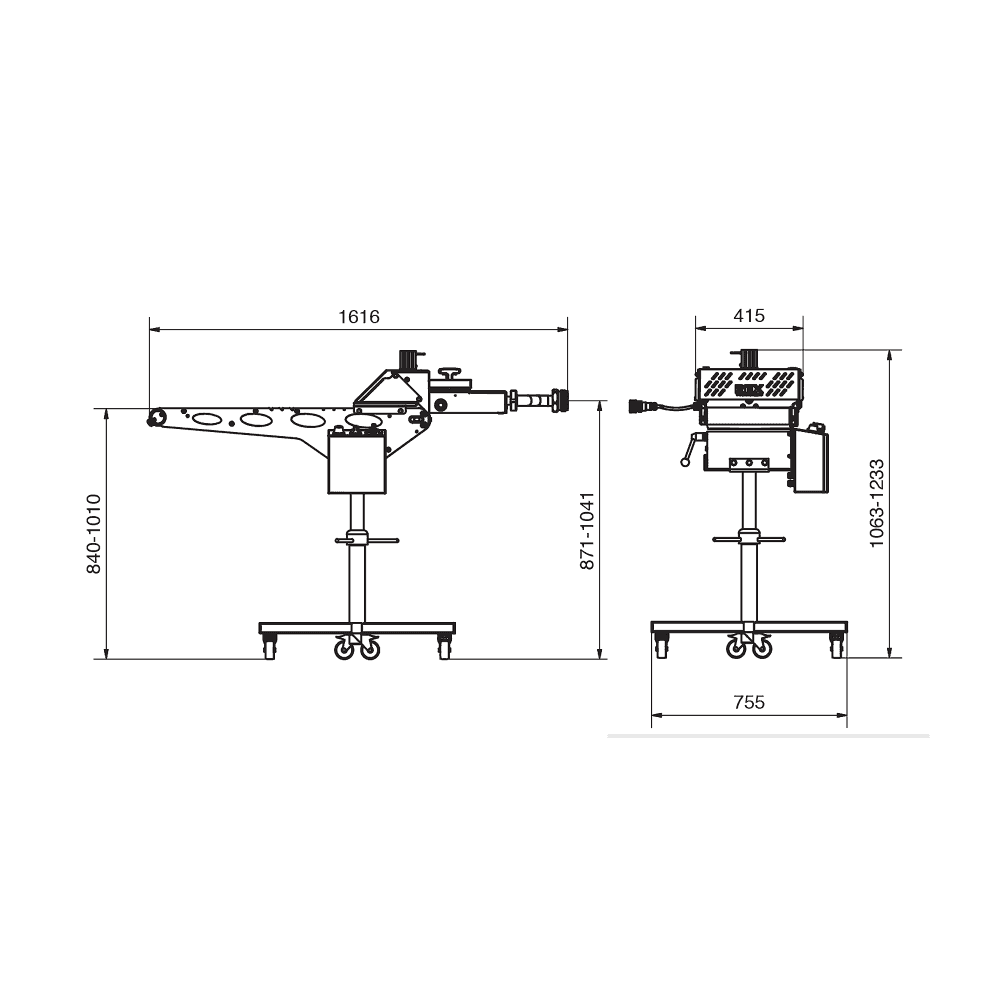 REX RBF125 Burger Former Detail - Commercial Burger Patty Forming Equipment